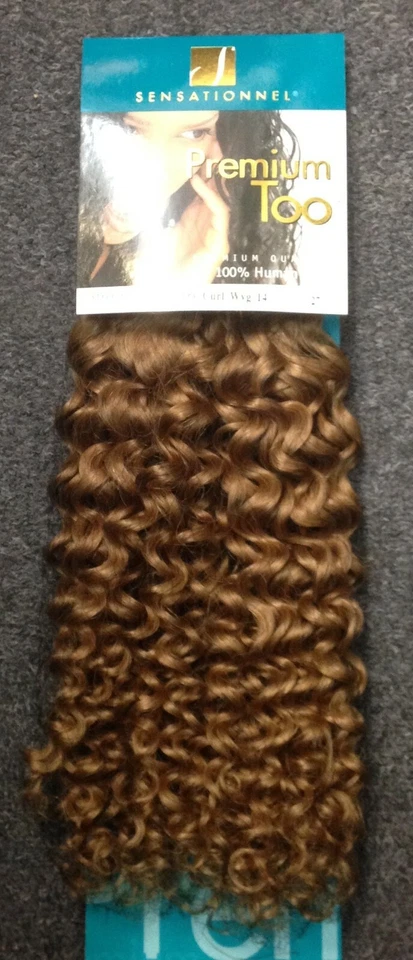 Sensationnel Premium Too Jerry Curl 100% Human Hair Weave 10 Inch